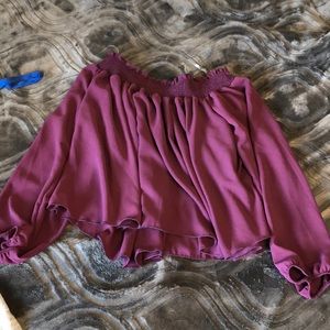 Off the should blouse